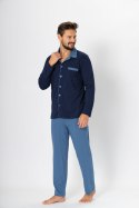 Piżama Norbert 670 Granatowy-Jeans M-Max